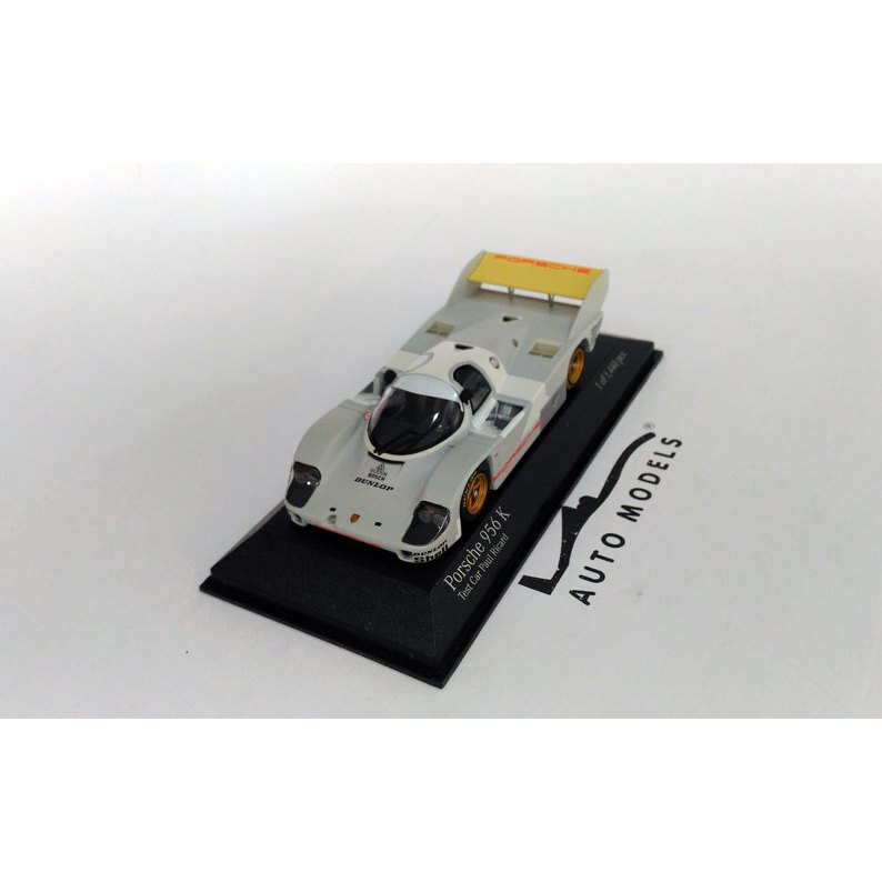 Minichamps Porsche 956K Test Session Paul Richard 1982 Grey