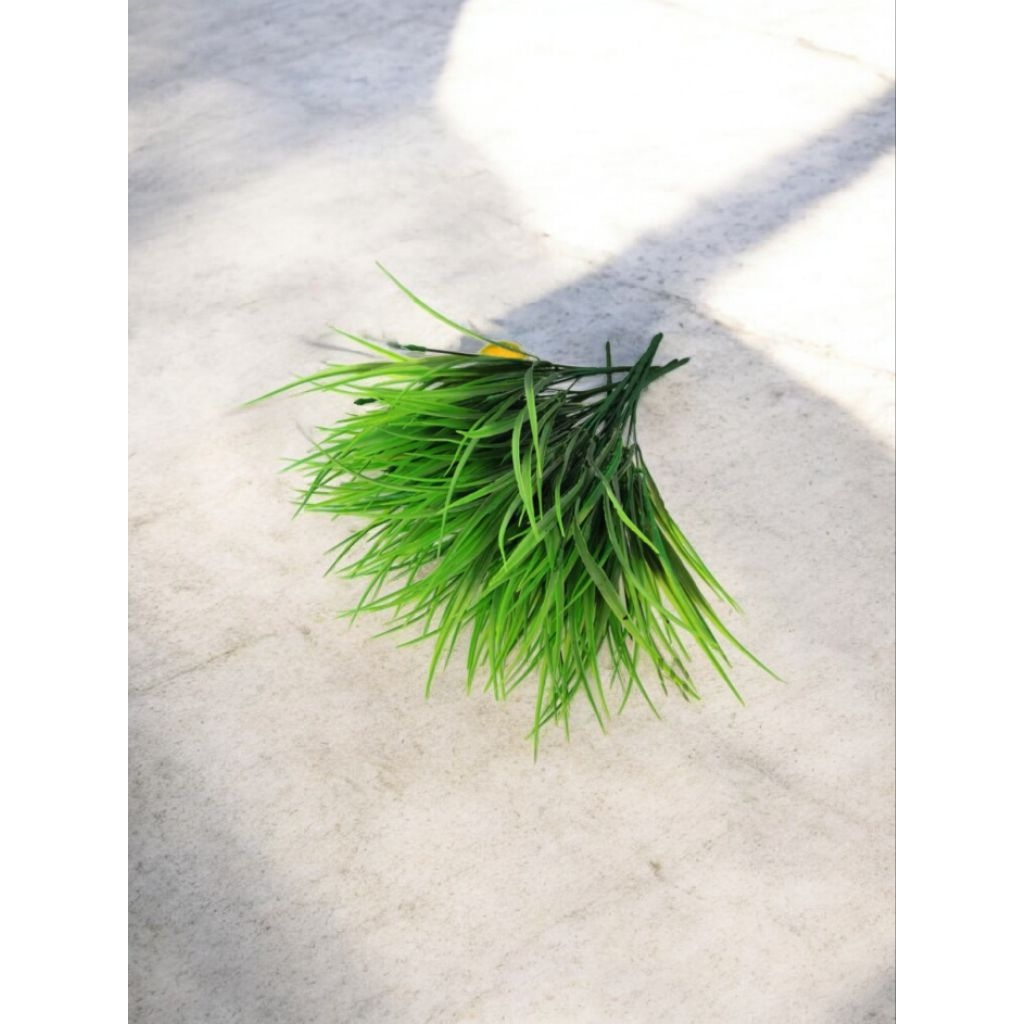 Daun Rumput Ilalang Plastik