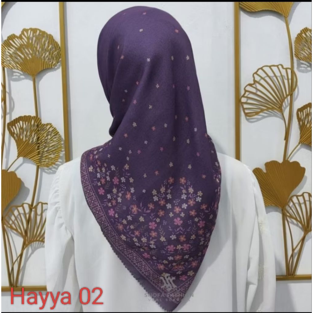 Hijab Segi Empat Voal Premium Lembut Ukuran 110x110cm shofa hijab