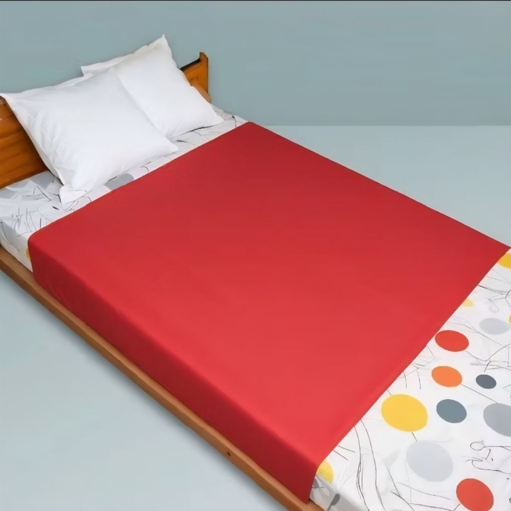 Perlak kulit sintetis kain Oscar waterproof, PVC Perlak sebaguna Meteran Warna MERAH