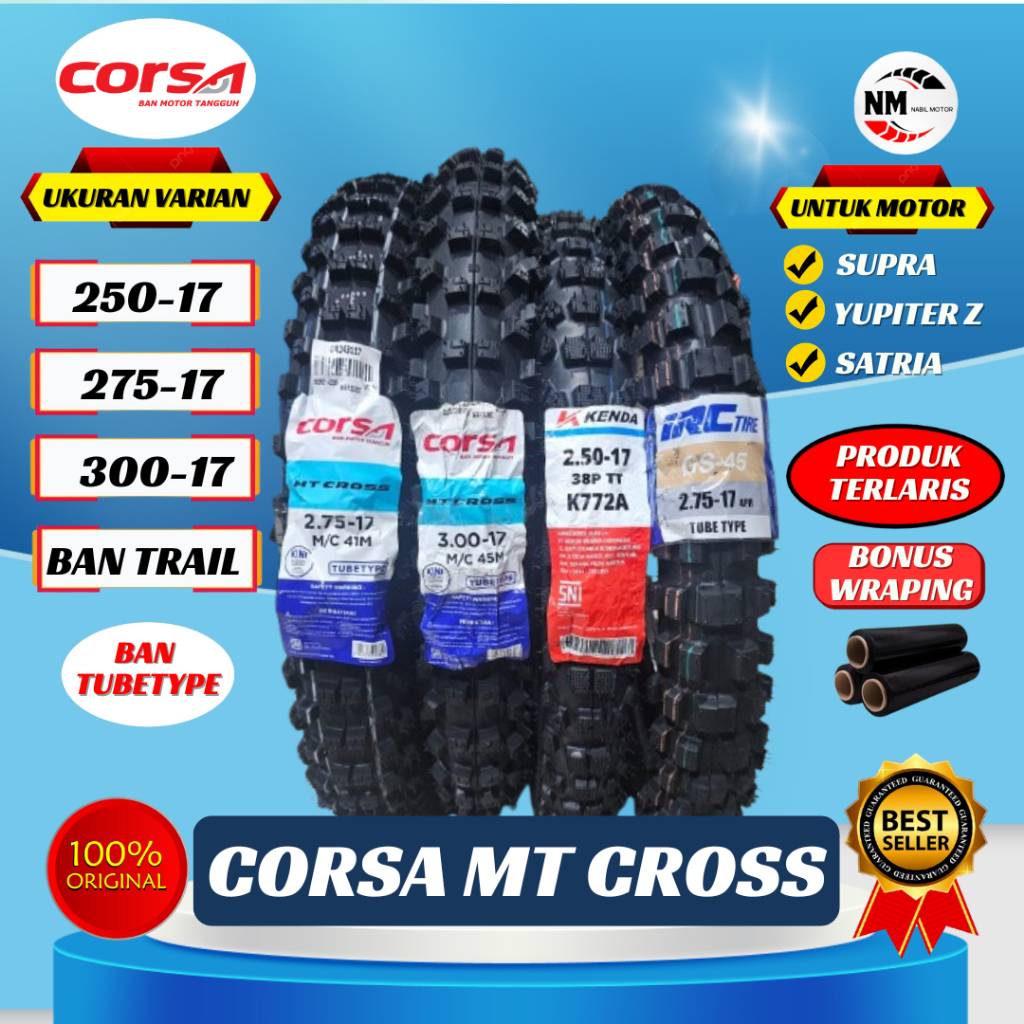 Ban Corsa MT Cross 275-17 - Ban Ring 17 Tube Type