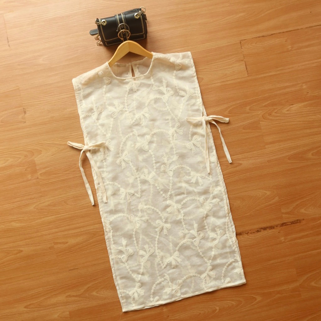 aiiri long vest aghniya/vest tunik agniya/tunik lebaran/tunik brodir/tunik wanita/long outer