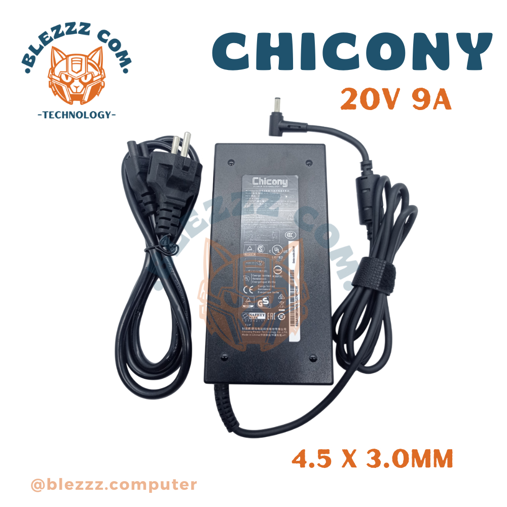 CHARGER ADAPTOR LAPTOP MSI BRAVO 15 B7ED RYZEN 5-7535HS RX6550M 20V-9A 180W