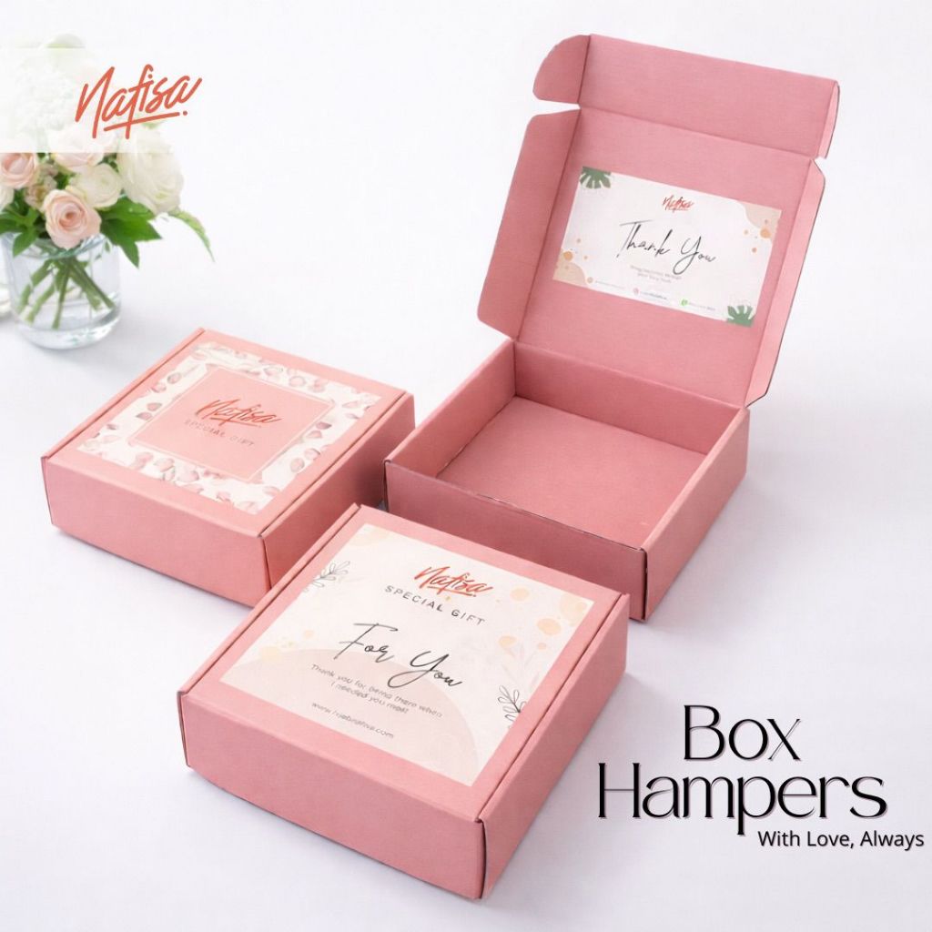 Nafisa Packaging Hampers Eksklusif | Giftbox Hadiah Ulang Tahun Kado Anniversary