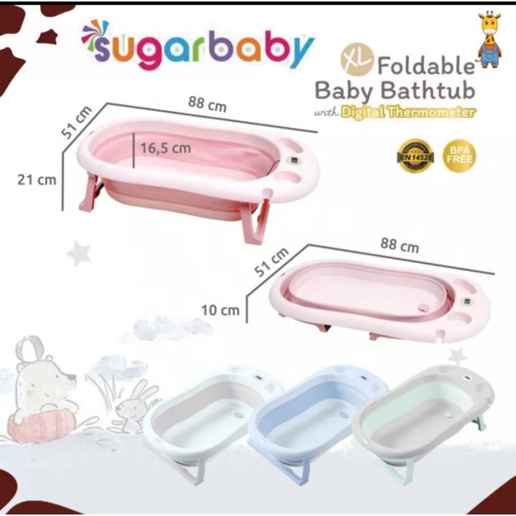 sugar baby baby bathtub thermo XL