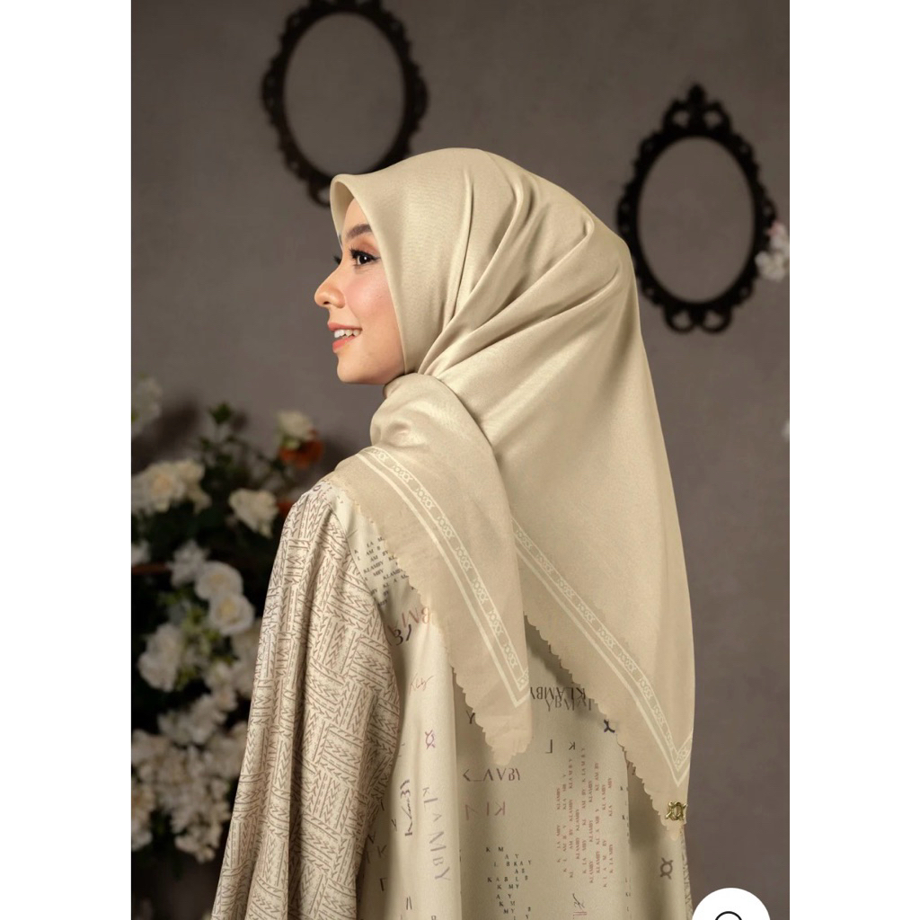 Monogram Daily Chain Dayu Charlotte Mandalika Alphabet Buton Meranti Scarf Summer sand Saphire Bluew