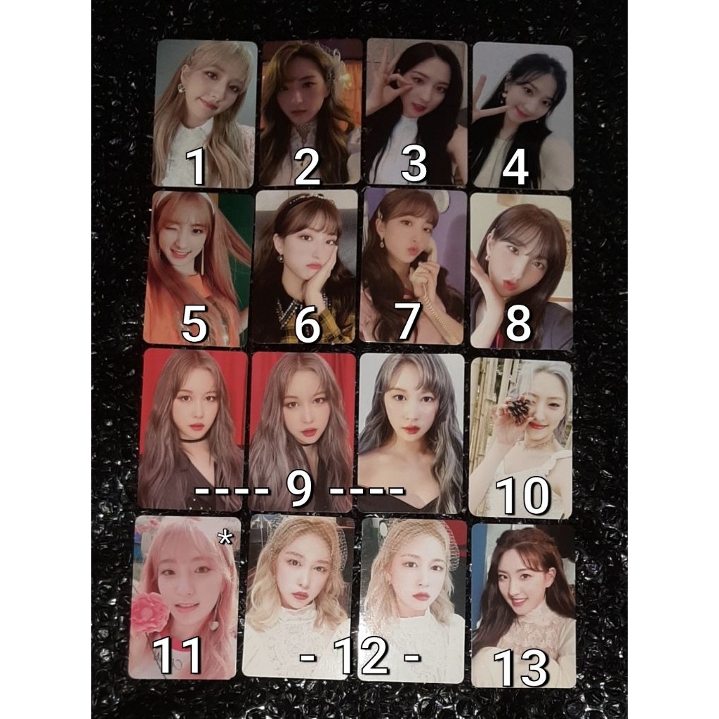 PC PHOTOCARD WJSN EUNSEO DAYOUNG LUDA UNNTURAL III SSQ KTOWN4U POB NEVERLAND I WJ STAY I WJ PLEASE P