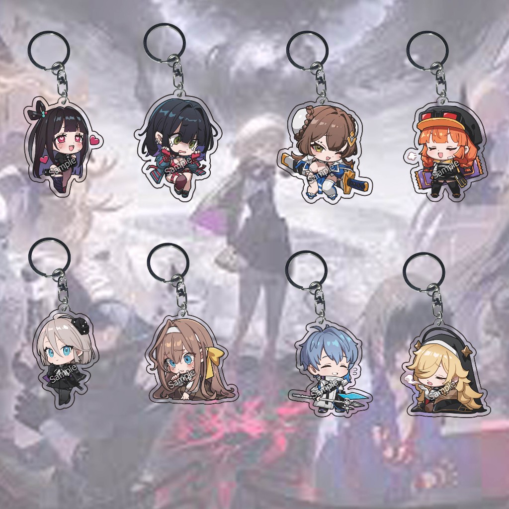 key chain Chaos Zero Nightmare Beryl 01- Orlea 01 - Owen 01- Rei 01- Yuki 01 - Renoa 01 - Tressa 01 