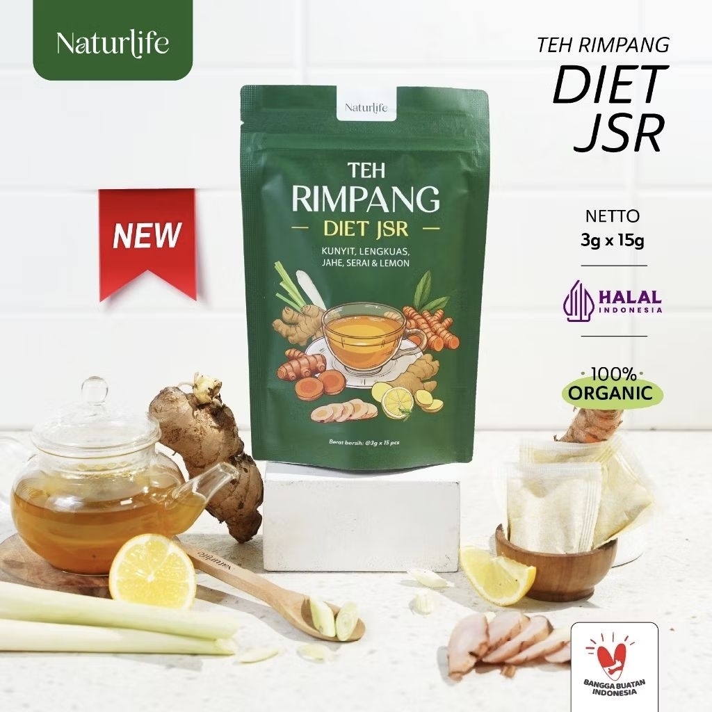 TEH DIET JSR NATURLIFE / RESEP SEHAT JSR / RAMUAN JSR / REMPAH JSR