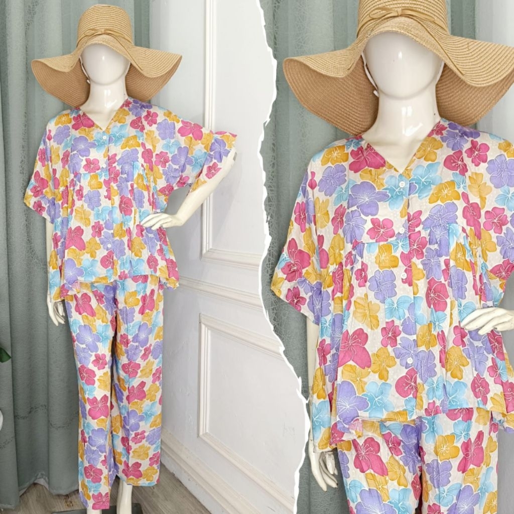 PIYAMA POPY ONE SET RAYON VISCOSE