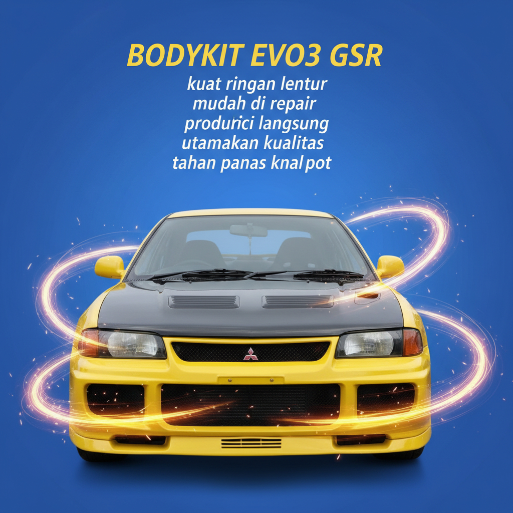 Bodykit LANCER Evo 3 bodikit evo3 GSR BODYKIT MITSUBISHI LANCER 1993 1994 1995