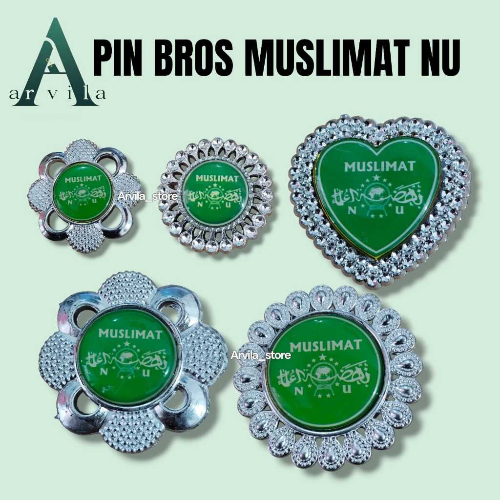 Bros muslimat Nu / Pin muslimat NU / aksesoris Nu terlengkap