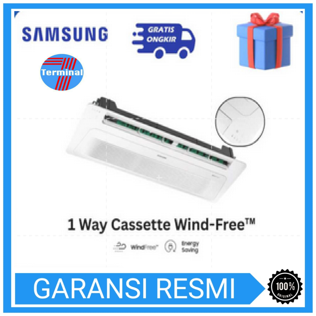 SAMSUNG AC Cassette WindFree (1-way Flow) Inverter AC026FE1D 1 PK (1 Phase)