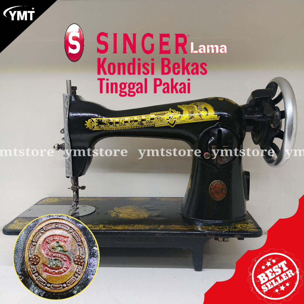 Mesin Jahit Singer Lama Klasik Tradisional 90% Mesin Jahit Bekas