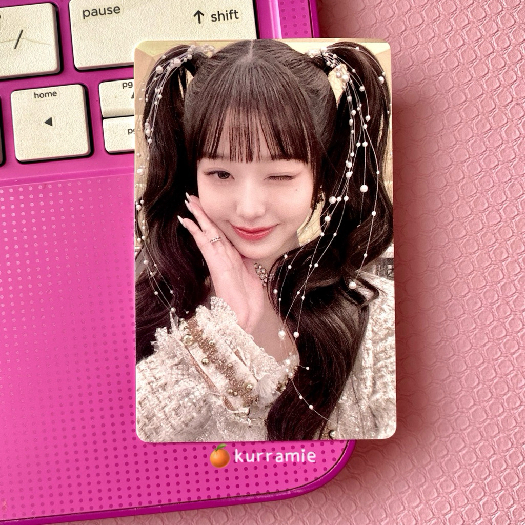 (clearance sell) photocard offical wonyoung ive pob yizhiyu 2.0 kuncir 2 wink era mine pc wony yzy r