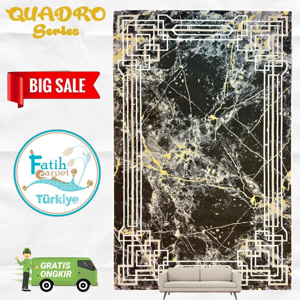 Karpet Minimalis Quadro Import Turki -8338B