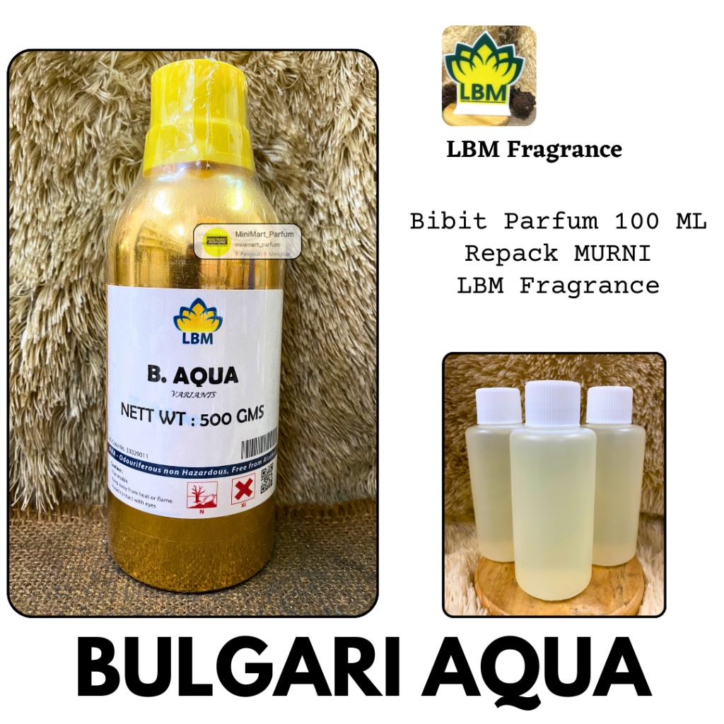 Bibit Parfum Pria Bulgari Aqua Repack 100 ML MURNI LBM Fragrance