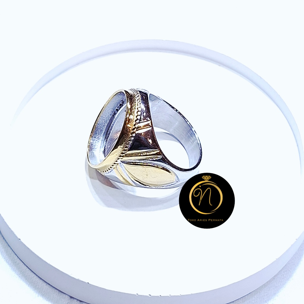 Ring Cincin Emban Titanium Super Premium Dim 15x20
