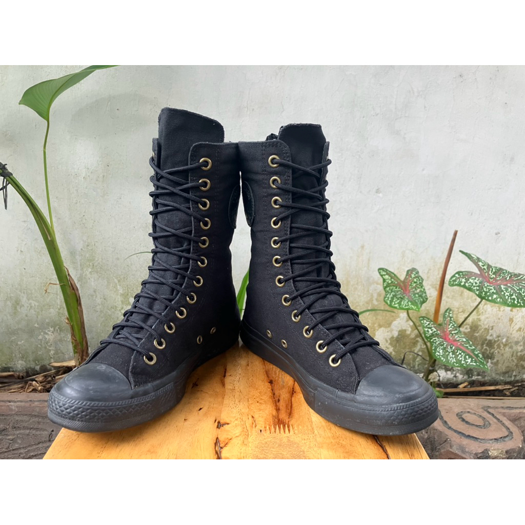 Converse CT All Star XX-Hi / Knee High Black Monochrome