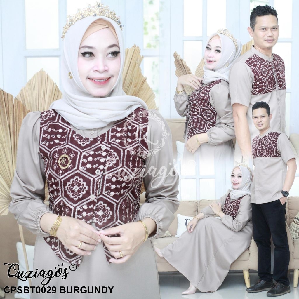 COUPLE LEBARAN SARIMBIT QUZIAGOS CPSBT0029 | OPEN PO 5-7 HARI