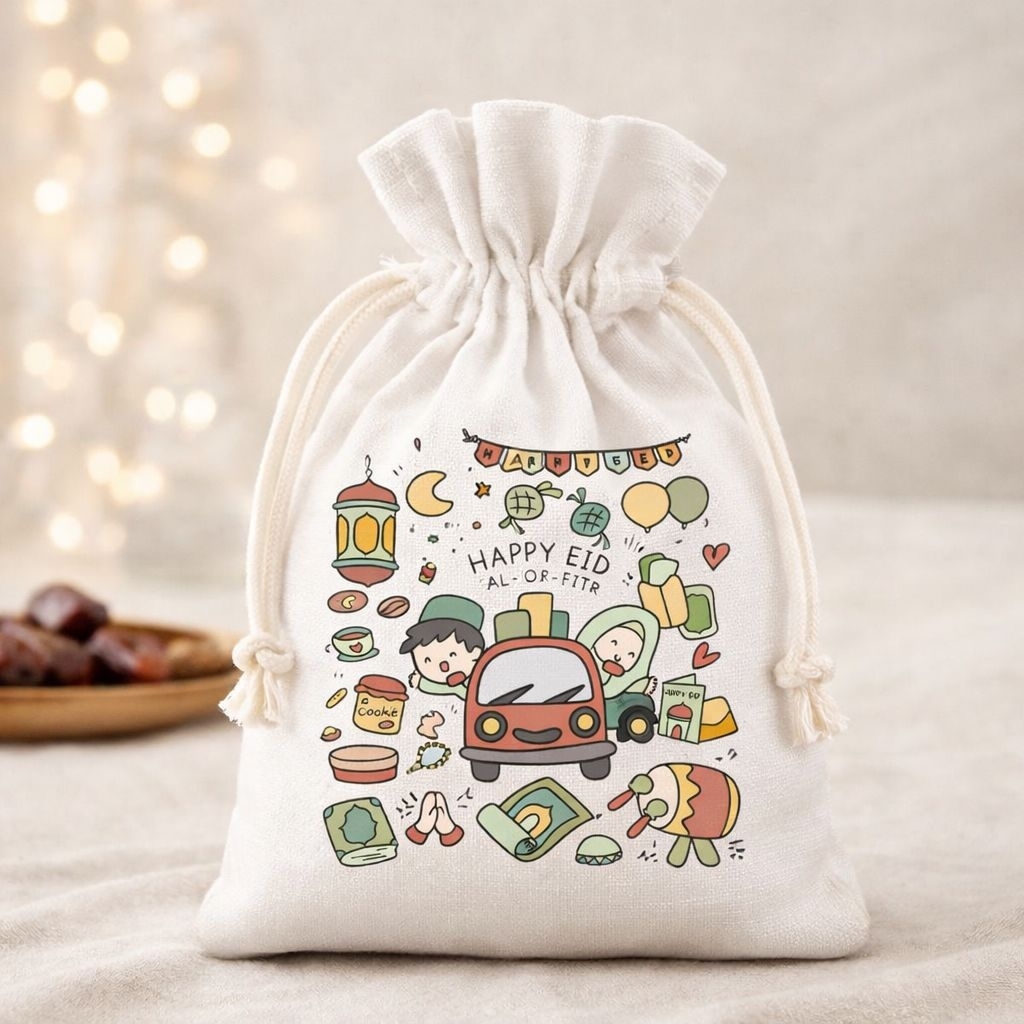 Goodie Bag Lebaran Idul Fitri Tas Hampers Blacu Ukuran 20x25 25x30 30x40