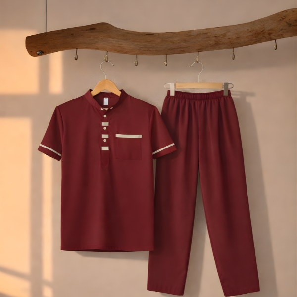 Baju Koko Anak Laki-Laki 2–10 Tahun Model Modern Setelan Baju Muslim