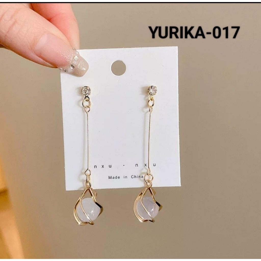 Anting Tusuk Panjang Korea style/YURIKA-017/anting wanita