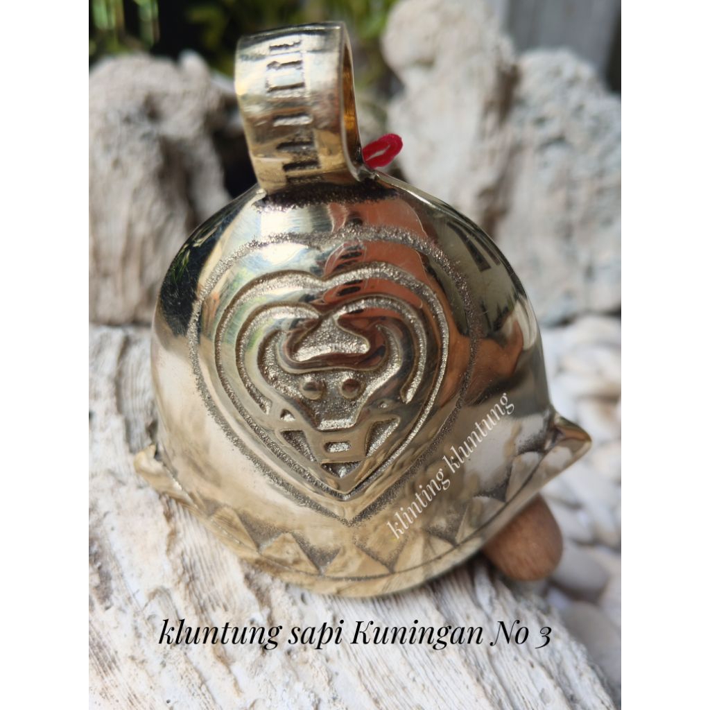 kluntung sapi no 3 bahan Kuningan klinting klintingan kerincingan kerincing