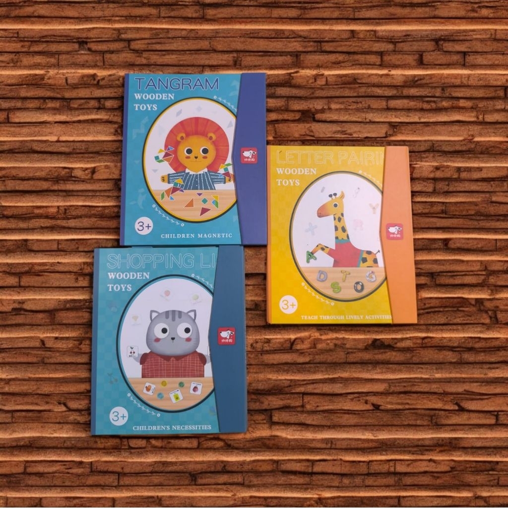Wooden Toys Mainan Edukasi anak 3 tahun