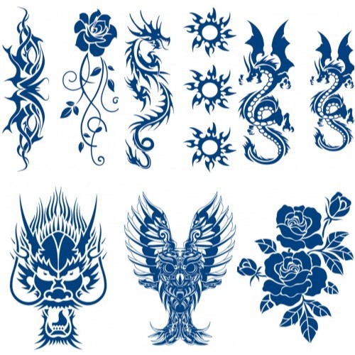 Sticker Tatto Temporary Stiker Tato Semi Permanen Temporer Tahan Lama 15 Hari L350