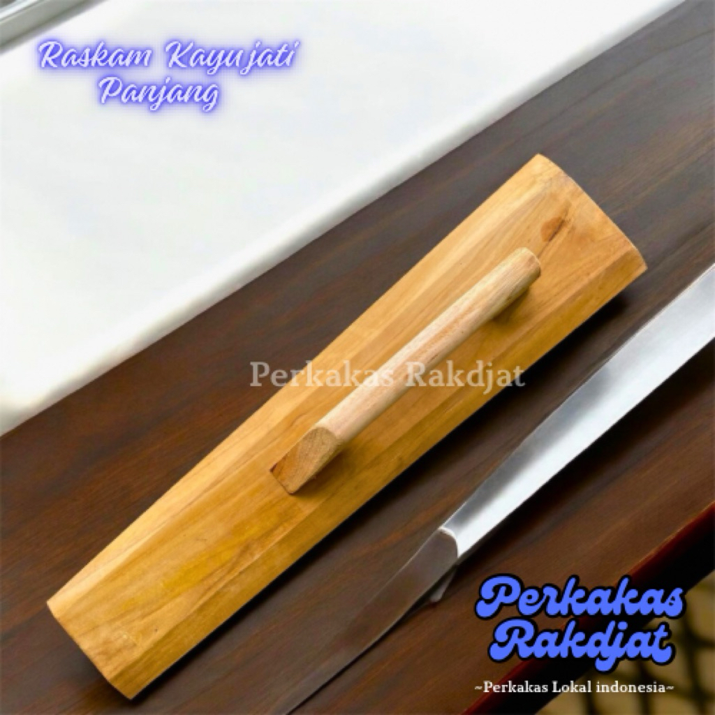 Raskam kayu jati panjang-Raskam kayu 60 CM