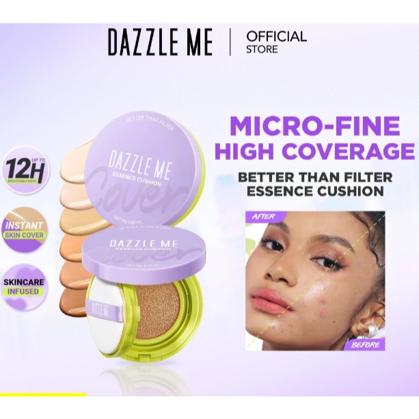[ORI&NEW] DAZZLE ME Better Than Filter Maxnificent Essence Cushion N03 Wheat Beige | Matte Finish