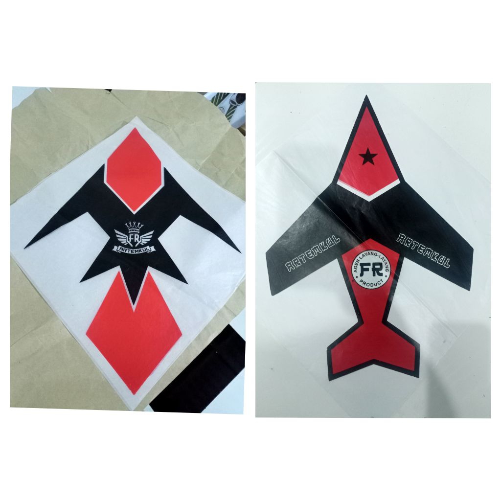 kertas minyak layang" 2 warna 100pcs ( BUKAN LAYANG LAYANG JADI )
