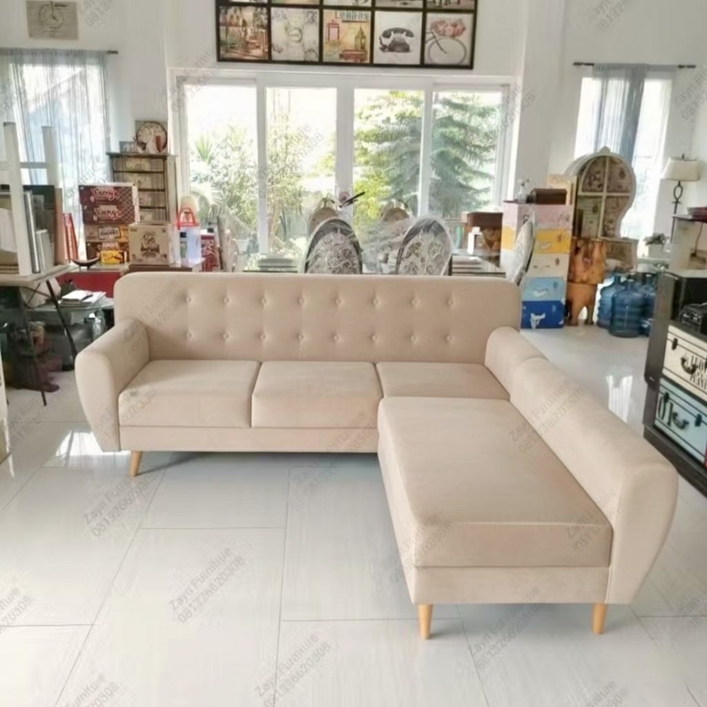 Zayn Furniture Semarang - Sofa Sudut Retro