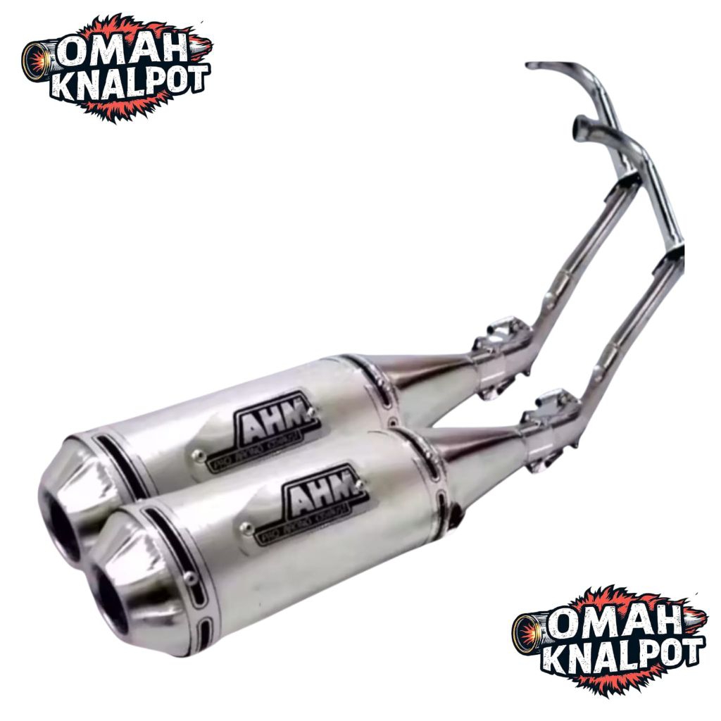 Knalpot AHM Racing Motor Bebek Supra Jupiter Vega Revo