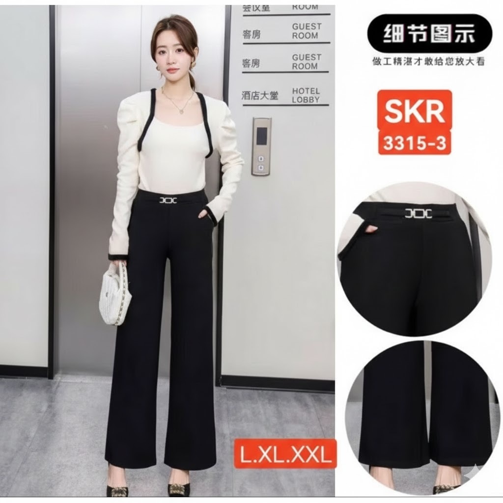 Celana Kulot Scuba SKR / Celana import SKR XL