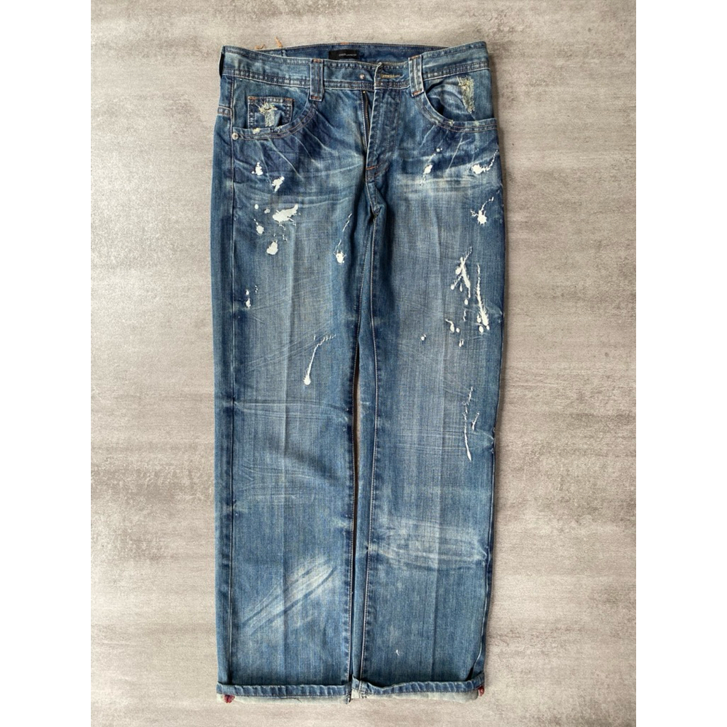 DENIM SELVEDGE DSQUARED2 JEANS FADDING LIKE NUDDIE JEANS EVISU