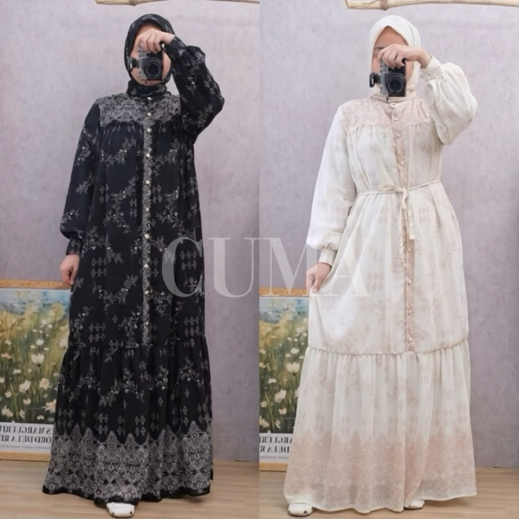 ghina dress gamis set hijab