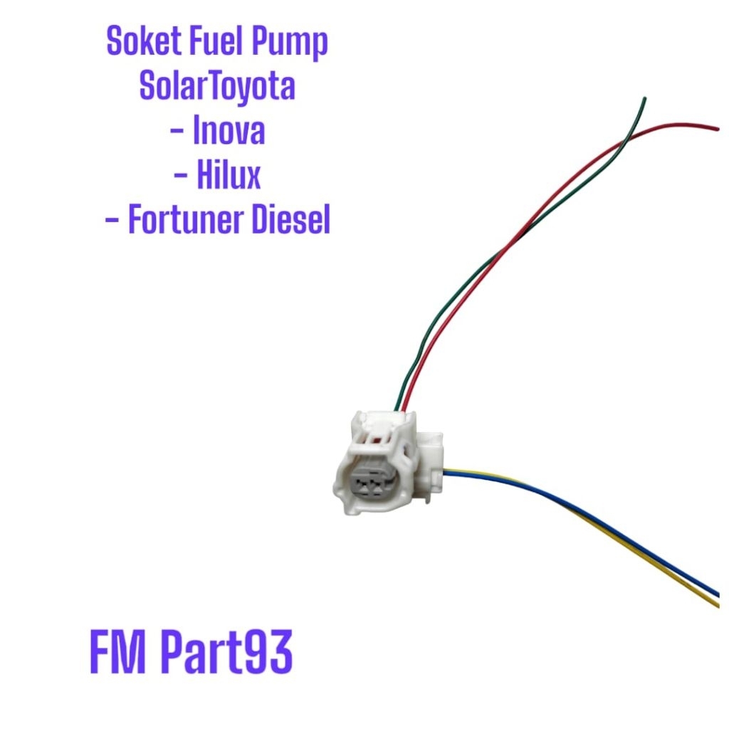 Soket Fuel Pump Pompa Solar Innova Hilux Fortuner Diesel