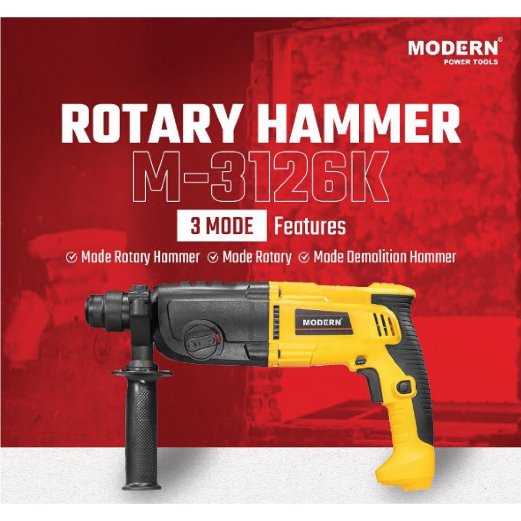 Modern M-3126K Mesin Bor Bobok Beton Rotary Hammer Drill M3126K - Bor SDS Plus