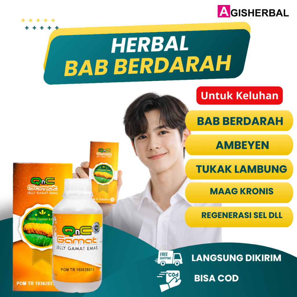 Obat Buang Air Besar Berdarah - Bab Keluar Darah Qnc Jelly Gamat Emas