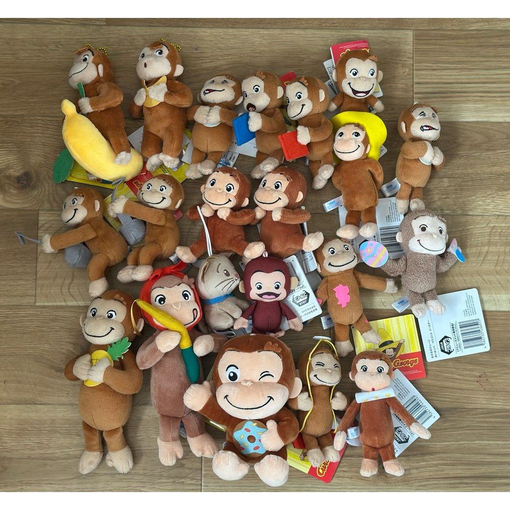 [CuriousGeorge] Curious George Keychai/Plushy toy