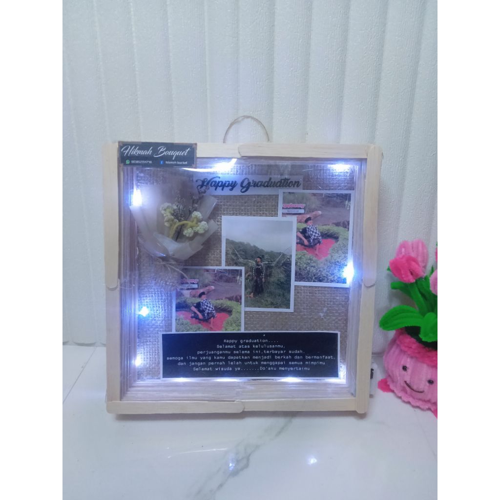 frame kado wisuda anniversary stik frame