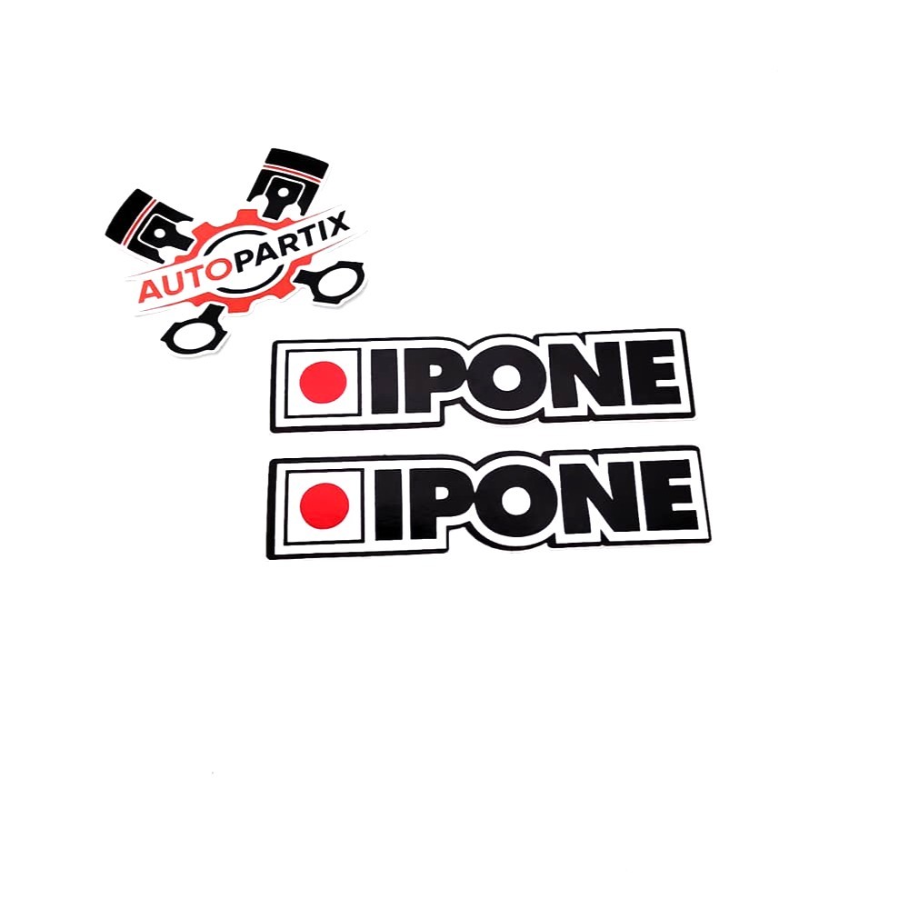STIKER IPONE STICKER OLI MOTOR IPONE JAPAN JEPANG