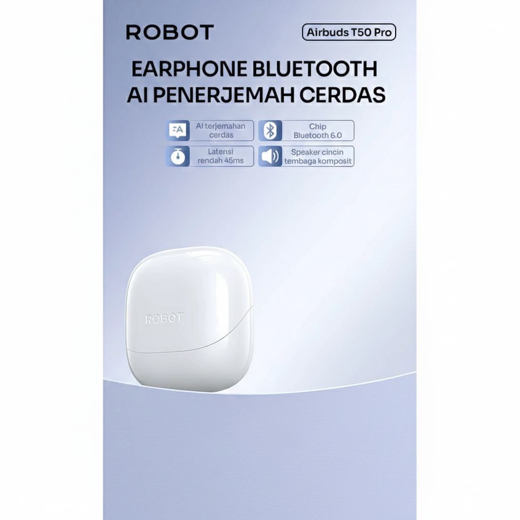 Robot TWS Airbuds T50Pro White