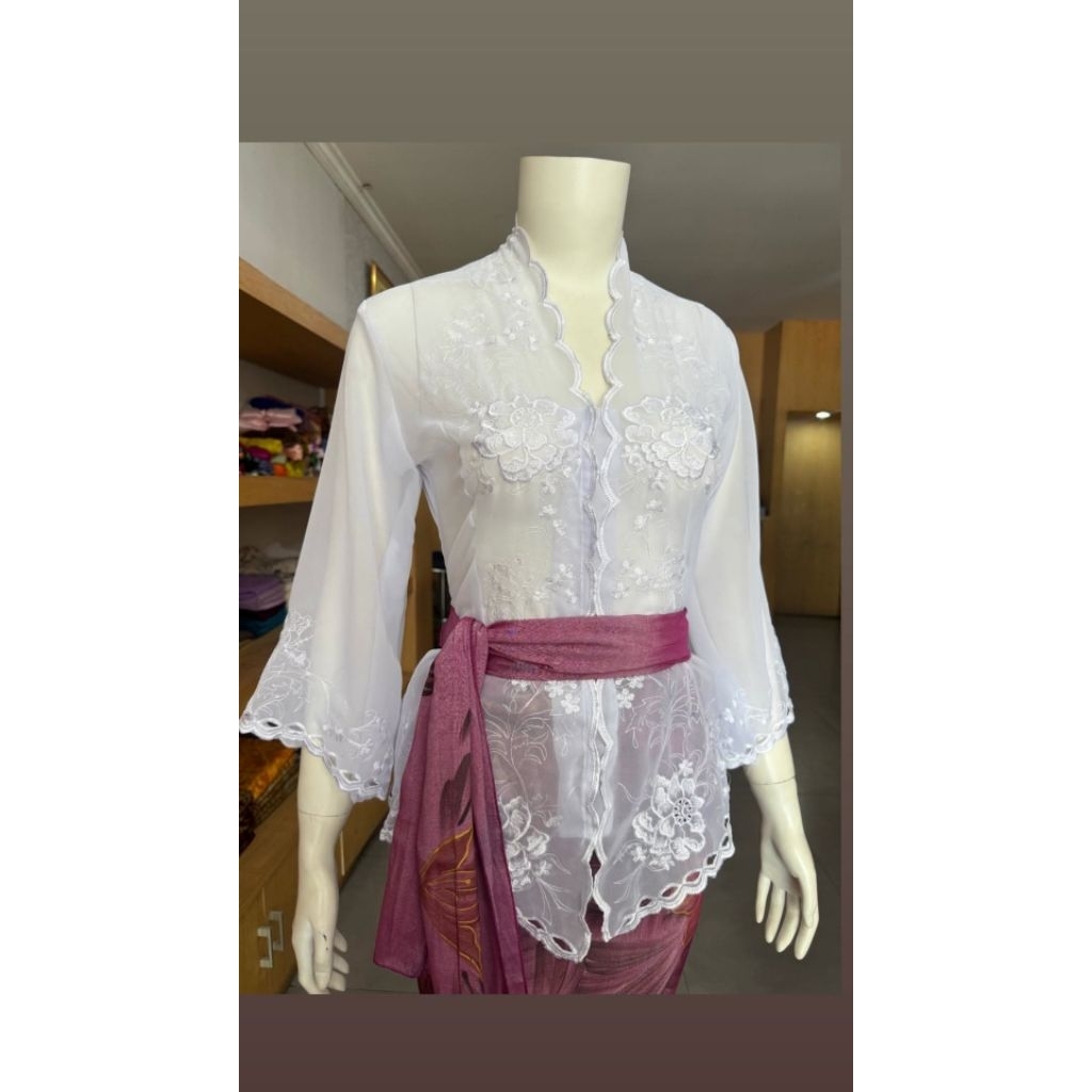 kebaya bordir sifon