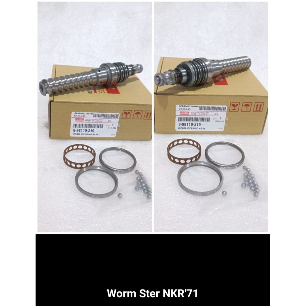 WORM STER PINION STERING NKR 66 NKR 71 GARANSI