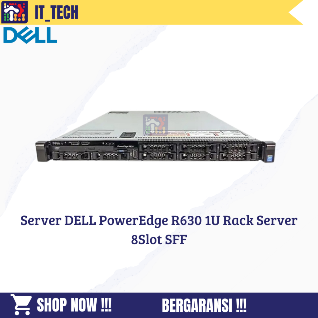 Server DELL PowerEdge R630 1U Rack Server 8Slot SFF