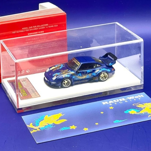 FuelMe 1:64 Scale Porsche 993 RWB ROYAL OCEAN Ver.1 Wide Body Limited
