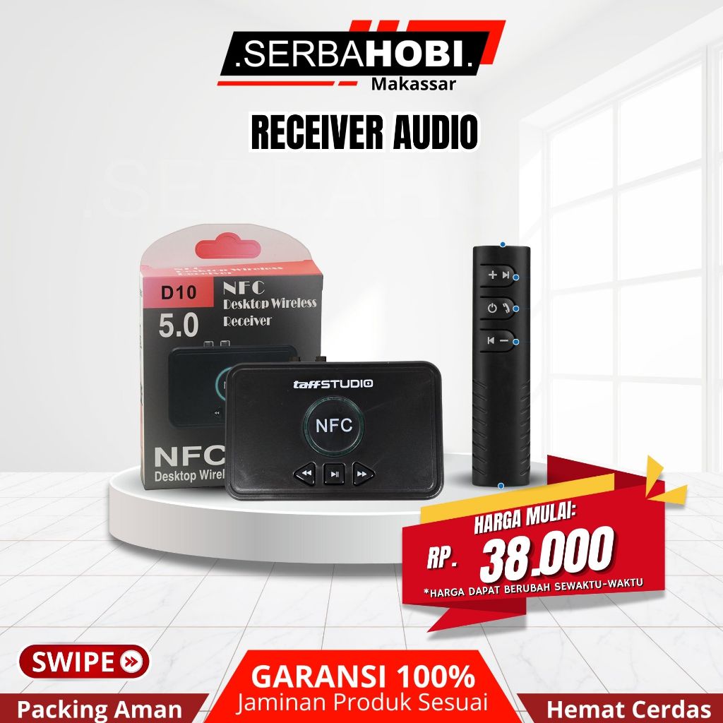 RECEIVER BLUETOOTH AUDIO / RECEIVER AUDIO / RECEIVER NFC